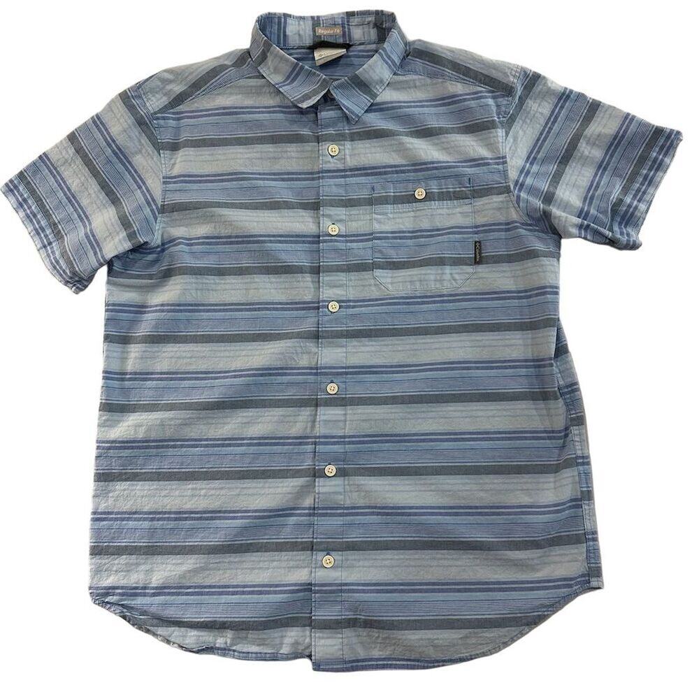 Columbia Men's‎ XL Striped Button-Up Shirt Multicolor Casual Spring